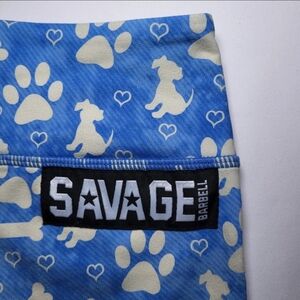 SAVAGE BARBELL Women's S Shorts Lifting Crossfit Dog Novelty Print Stretch Booty